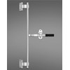 QWORK Cargo Trailer Cambar Cam Bar Lock, 36" Trailer Door