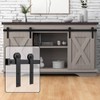 WINSOON 7FT Super Mini Barn Door Hardware Kit for Sliding