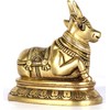 Treemaison Coronating Homes Vastu Brass Nandi Cow Statue Vastu Remedy