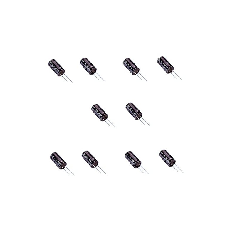 HeyNana - Electrolytic Capacitors 1000uF 1000mF 10V Aluminium Electrolytic Capacitor