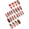 Almond Press on Nails Long Fake Nails French False Nails
