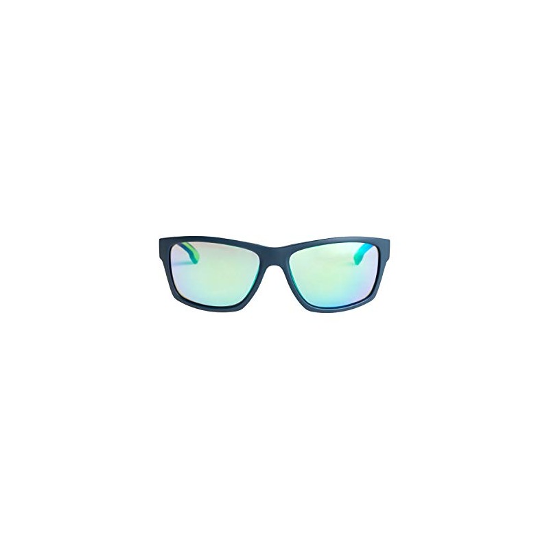 Quiksilver Men's Trailway Sunglasses, Matt Navy/ML Yellow