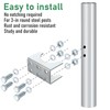 Zonon Round 3 Inch Post Adapter Brackets Galvanized Steel Post