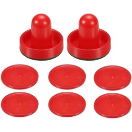 Un set di cursori per hockey e airhockey, pagaia, maniglie del cancello, pagaia, ricambio per tavoli da gioco, air hockey