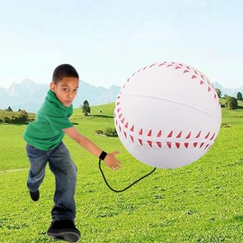 Essivox Sports Wrist Return Ball, Baseball on String with Rubber Rebound Ball, Elastic Wristband for Training