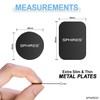 SPHIRES 4 Pack Metal Plate for Magnetic Phone Car Mount