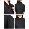 TopTie Chef's Jacket Women's Short Sleeve Chef Jacket Bakers Jacket