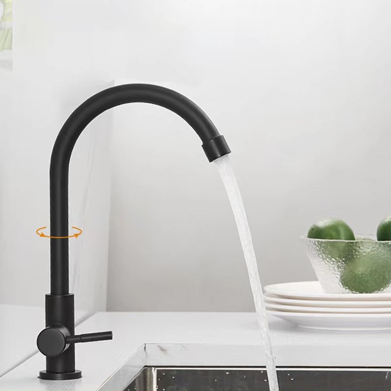 Kitchen Tap, Stainless Steel Tap with Water Column Mode, Suitable