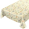 ANRO Tablecloth, Oilcloth, Wipeable Waxed Table Cover, Washable Tablecloth