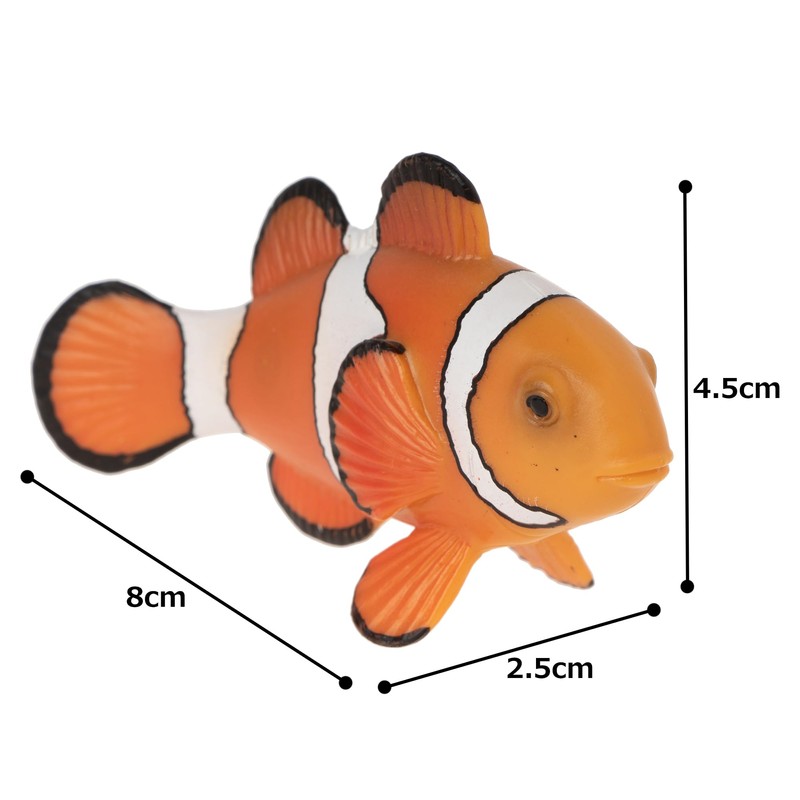 MOJO Clown Fish Realistic International Wildlife Hand Painted Toy Figurine