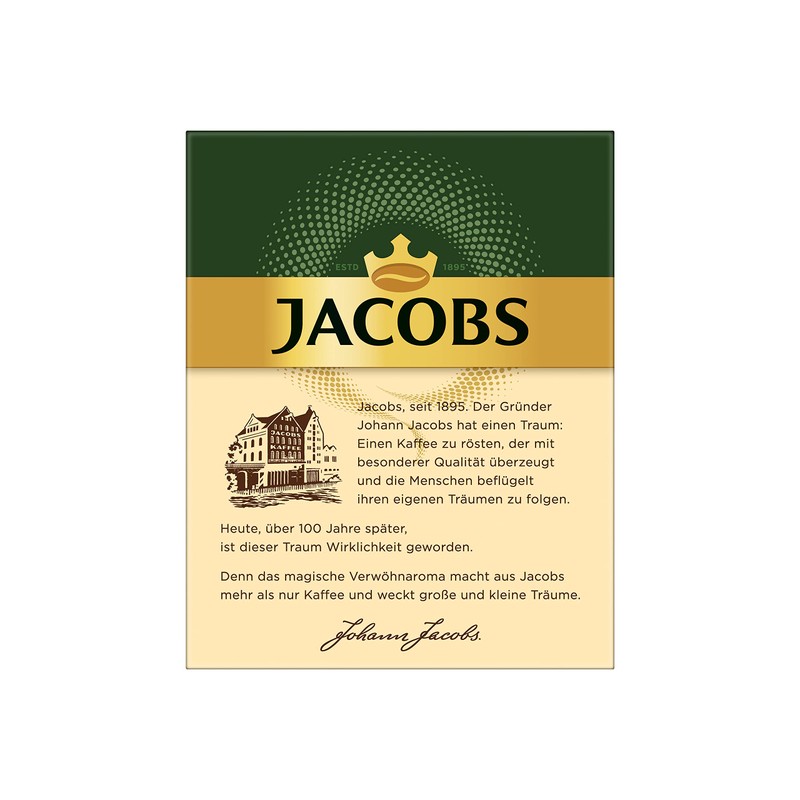 Jacobs Cafe Crema Sticks 25 Cup Portions 45g