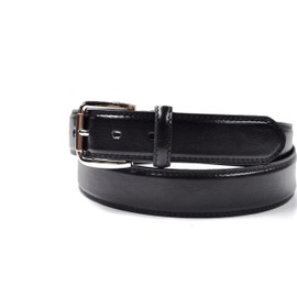 Mens Bonded Leather Belt by Ossi. Black 48" - 52"