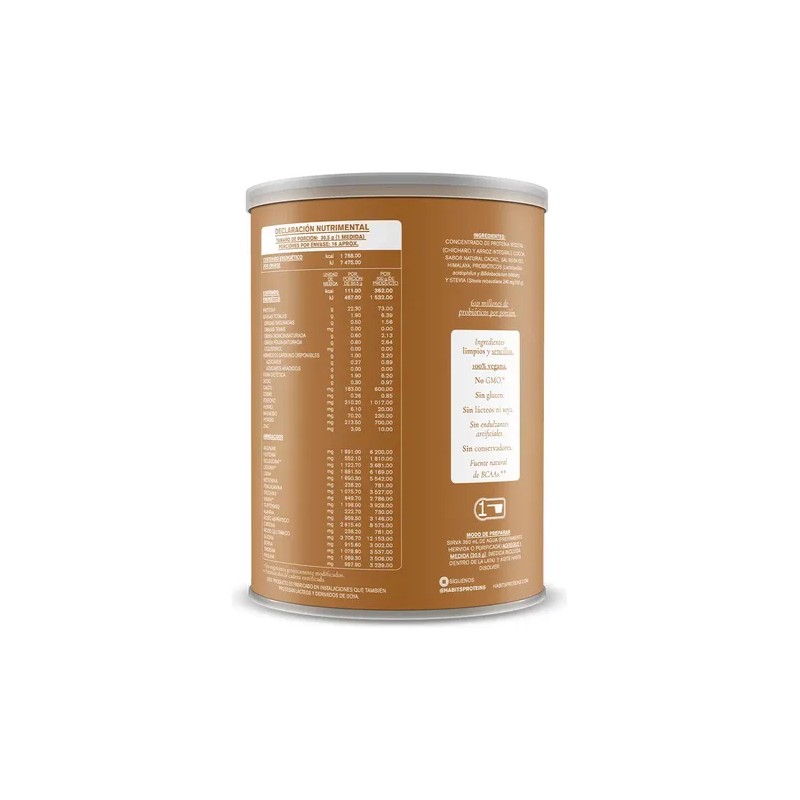Proteína Vegana Habits Cacao 488g