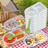 RHBTH 25 Two-Room Spice Containers + 25 Spoons and 25
