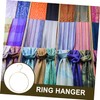 BUGUUYO 4 x Scandinavian Scarf Rings Hangers Robust Metal Hanger