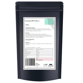 300g-Pures Vitamin B6 Pulver - Reines Vitamin B6, keine Füllstoffe & Zusatzstoffe - Gut lösliches veganes Pulver zur Unterstützung deines Imunsystems - abgefüllt in DE von Suppstainable