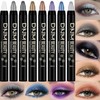 Long Lasting Eyeshadow Stick, 8 Counts/set Glitter Liquid Eye Shadow