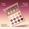 KYDA 12 Colors Dusty Rose Eyeshadow Palette, Sparkling Champagne Rose