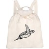 Azeeda 'Sea Turtle' Canvas Rucksack/Backpack (RK00002089)