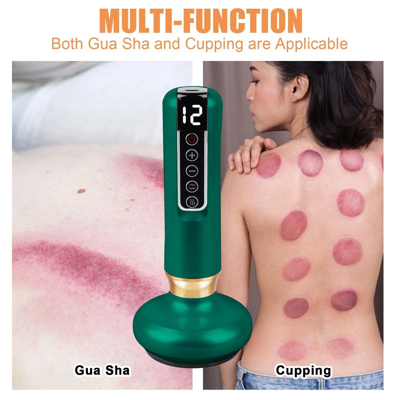 Anti Cellulite Electric Massager, 12 Gears Cupping Massager Against Cellulite,