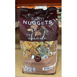 HERSHEY'S NUGGETS Assorted Chocolate Candy Mix Bag 52oz, 145 Pcs EXP 10/2025