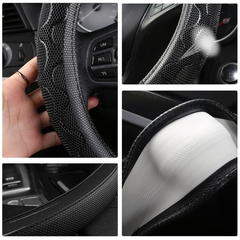 GIANT PANDA Steering Wheel Cover for Jeep Wrangler, Car Steering