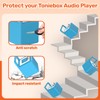 Rounkin Silicone Case for Toniebox Audio Player, Shockproof Anti-Slip Protective