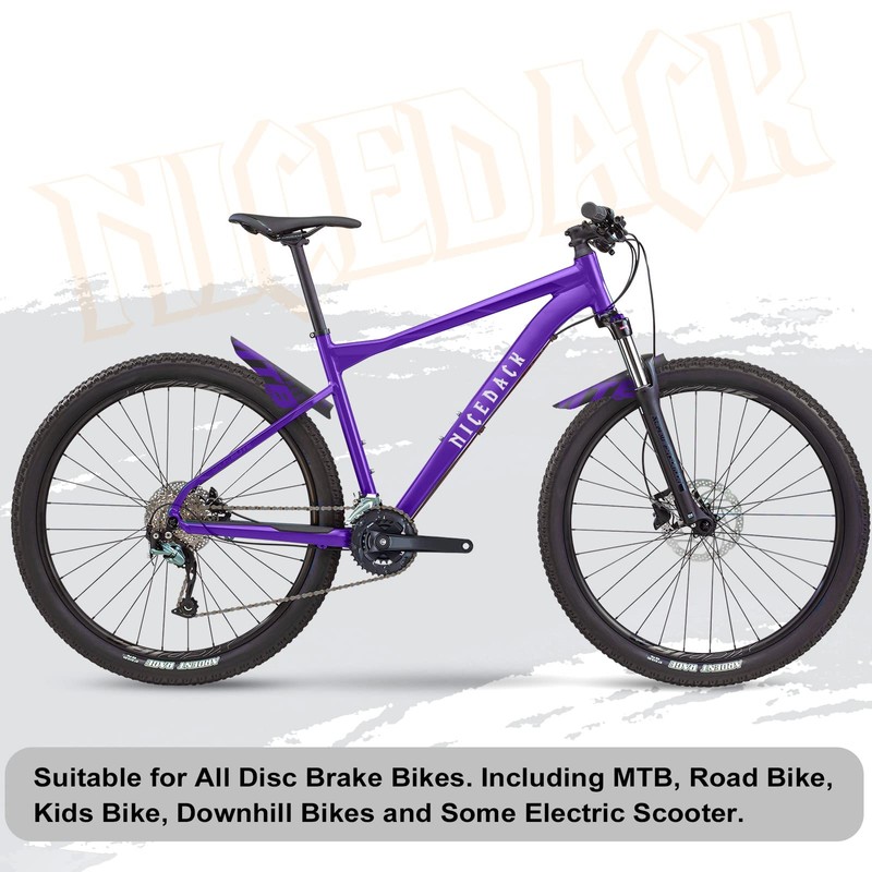 NICEDACK Mudguard Mountain Bike, Pack of 2 Mudguard Fit 20-29