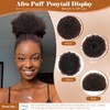 Fullart Afro Puff Drawstring Ponytail Extension #2 Darkest Brown 100%