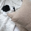 Kevin Textile Decor Burlap Natural Style Lined Linen Throw Pillow