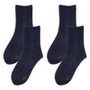 Fukusuke 37789WQ Men's Socks, Checkered Pattern, Crew Length, 2 Pairs