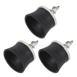 PATIKIL Golfball-Retriever Greifer, 3 Stück Golfball-Saugnapf-Greifer aus Zinklegierung Puttergriff-Picker-Upper-Werkzeug für Golfer Putter-Schwung-Griff-Zubehör, Schwarz