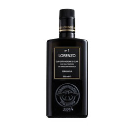 Barbera Lorenzo # 1 Organic Sicilian Extra Virgin Olive Oil. D.O.P Valli Trapanesi, 16.9-Ounce