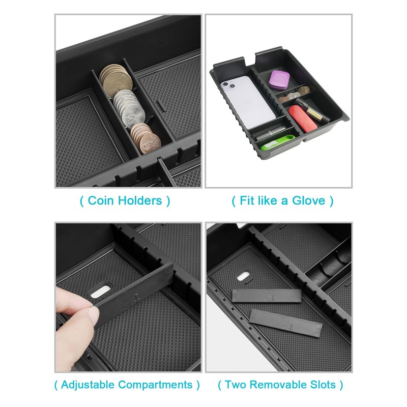 CDEFG Center Console Organizer Compatible with 2023-2025 Honda Pilot/ 2024-2025