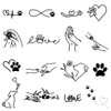 INKARTLINK Temporary Tattoos, Semi-Permanent Tattoo, 16 design/1 set Premium Easy