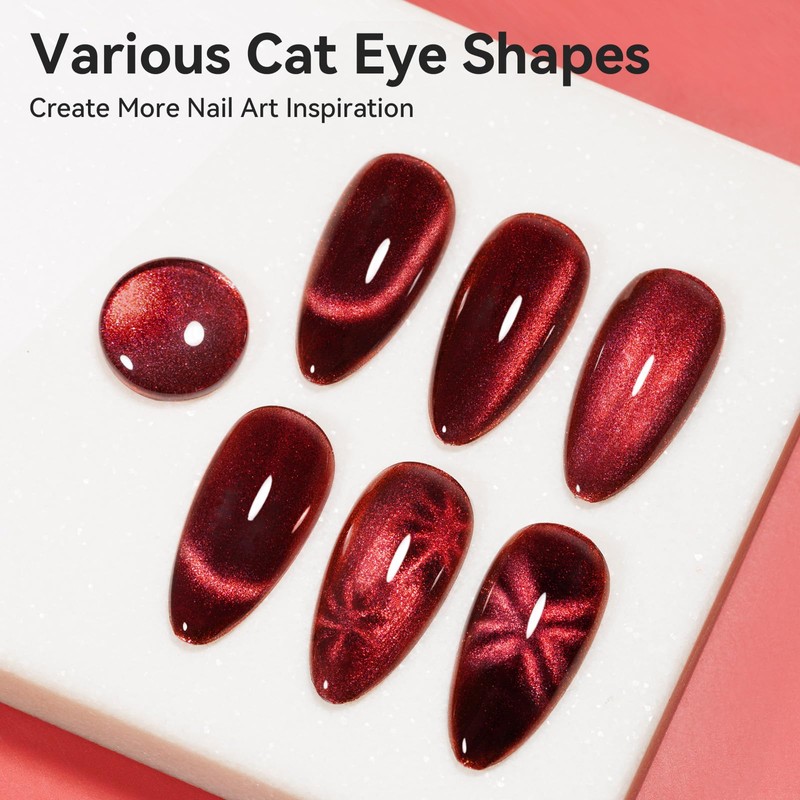 Magnetic Nail Polish Non Gel Quick Dry Cat Eye Nail