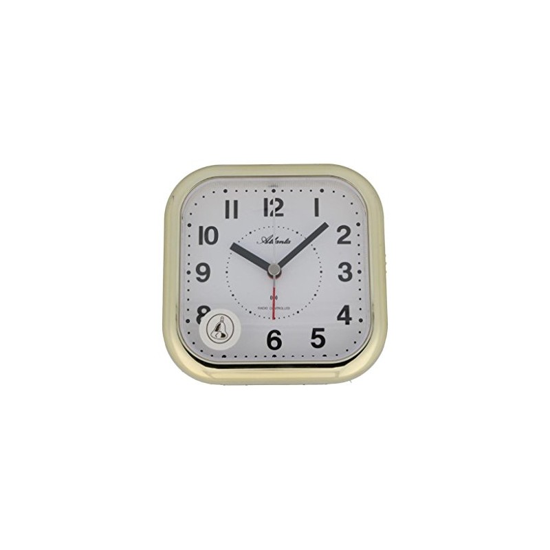 Atlanta 1829-9 Senior Alarm Clock Radio Bell Tone Analogue Gold