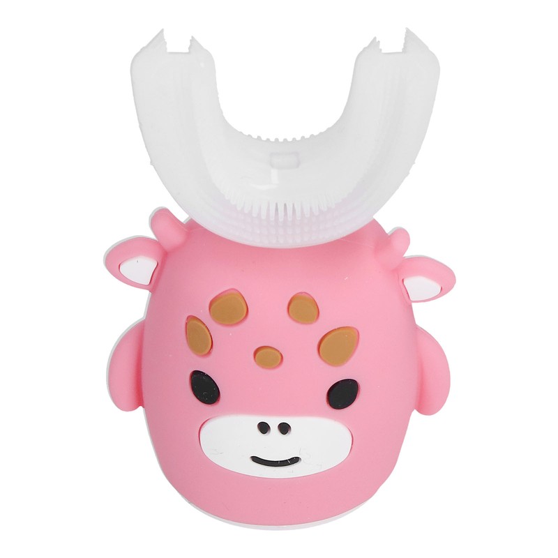 Smart UShaped Children's Toothbrush Teeth Cleaning Cartoon Electric Toothbrush for