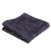 Alizeal Mens Floral Pattern Pre-tied Bow Tie, Pocket Square and
