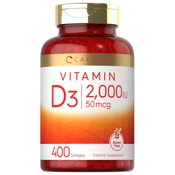 Carlyle Carlyle Vitamin D3 2000IU Softgels | 400 Count |