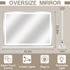 ROLOVE Vanity Mirror with Lights, 32" x 22" Large Lighted