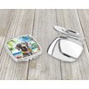 Caroline's Treasures Weimaraner Luau Compact Mirror Decorative Travel Makeup Mirror