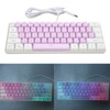 Gaming Keyboard USB 61 Keys RGB Backlit Ergonomic Contrast Color