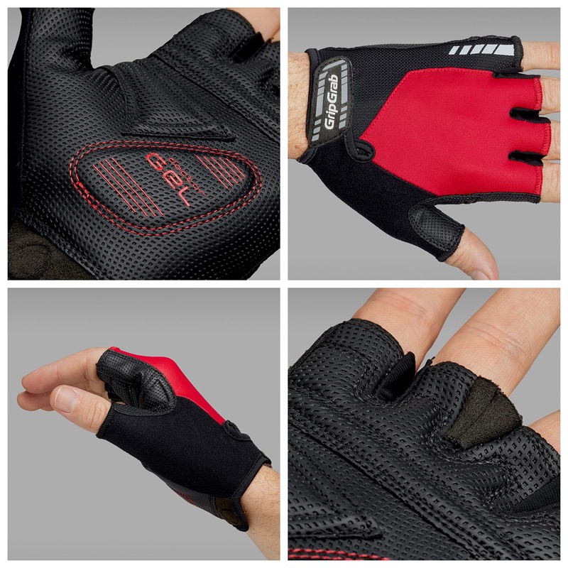 GripGrab ProGel 4mm DoctorGel Padded Short Finger Summer Cycling Gloves