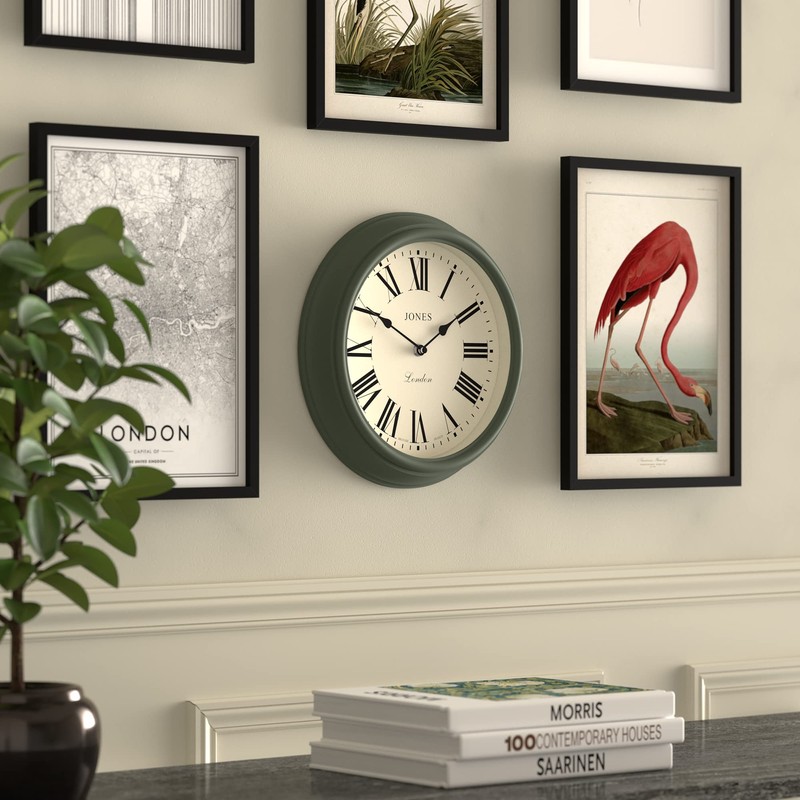 Jones Clocks® Venetian Wall Clock - Round Wall Clock -