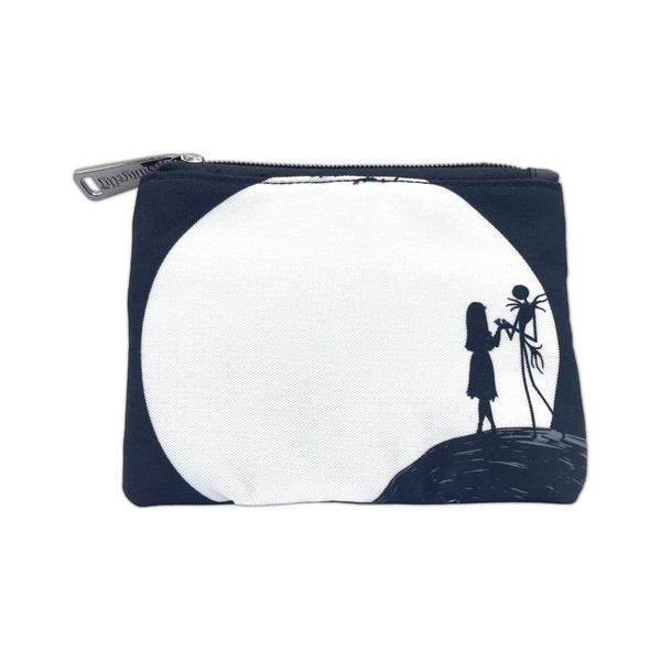 Loungefly Nightmare Before Christmas Jack and Sally Moon Cosmetic Pouch