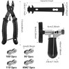 Vookkp 7pcs Bicycle Tool Chain Riveter Bicycle Chain Tester 4