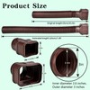POLARDAYS 7ft Long Gutter Downspout Extensions, Outer Diameter 3" Downspout