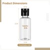 100 PCS 1OZ Travel Bottles with Flip Cap - 30