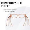 Gr8Sight 6 Pack Metalless & Screwless Spring Hinges Reading Glasses